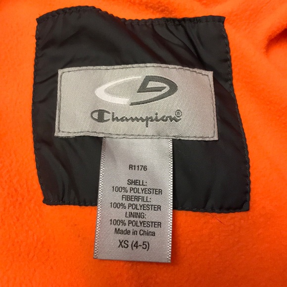Champion Boys jacket size XS 4-5 - Picture 1 of 3